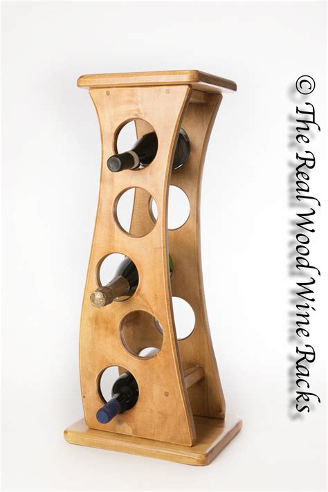The most common wood wine cabinet material is wood. New Real Wood Wine Rack / Cabinet, 5 Bottles, Flamingo 5 ...