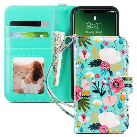 Ulak Case For Iphone 12 Mini 54 Kickstand Luxury Pu Leather Wallet