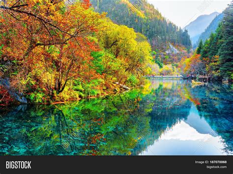 Five Flower Lake Image And Photo Free Trial Bigstock