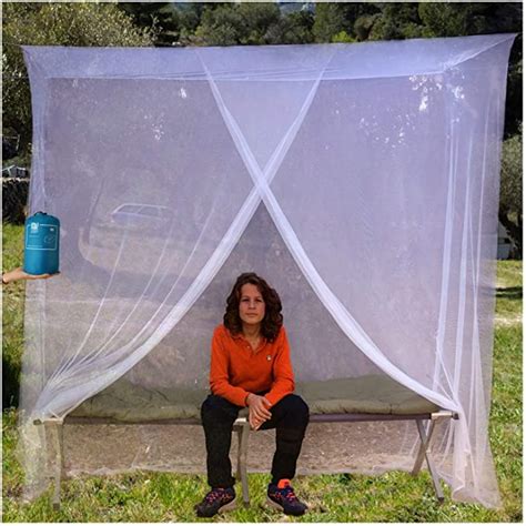 Even Naturals Luxury Mosquito Bug Net For Bed Canopy Tent For Single