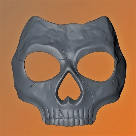 Call Of Duty Mw 2019 Ghost Skull Mask 3d Print Model