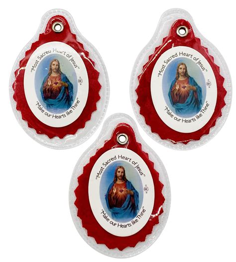 Buy Sacred Heart Of Jesus Badge Set Of 3 Online At Desertcart South Africa