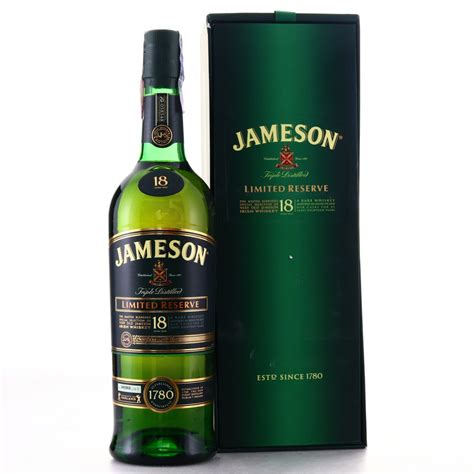 Jameson 18 Year Old Limited Reserve Whisky Auctioneer