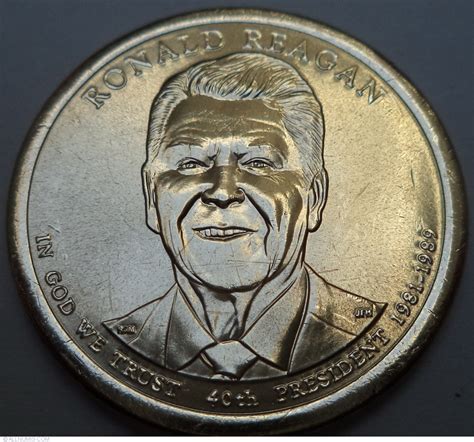 1 Dollar 2016 D Ronald Reagan Dollar Presidential Series 2007