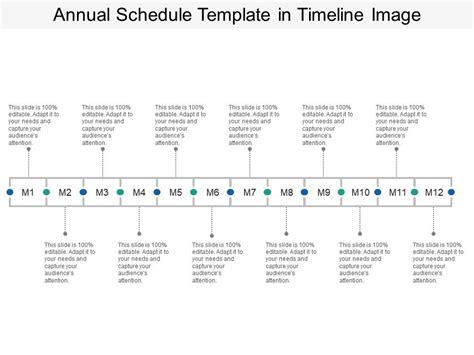Annual Schedule Template In Timeline Image Powerpoint Presentation