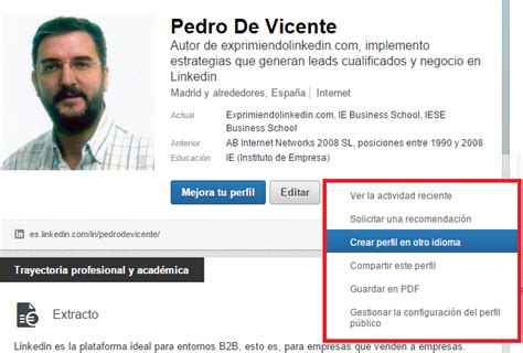 Crear El Perfil Linkedin En Diferentes Idiomas Exprimiendo Linkedin