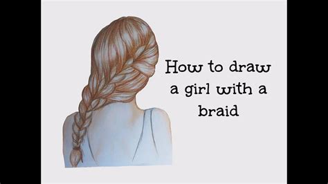 It's a great way to create without the burden of having to make something look real enough. How to draw a girl with a braid | Hair - YouTube