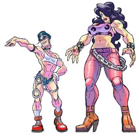 Two Female Characters In Different Poses With Chains On Their Arms And Legs One Is Wearing Boots