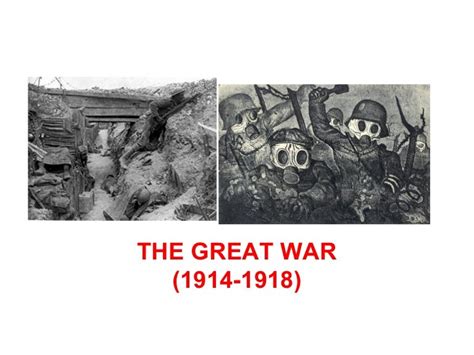 the great war 1914 1918