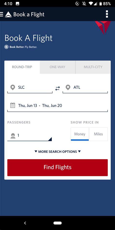 How To Book Delta Award Flights With The Delta App Million Mile Secrets