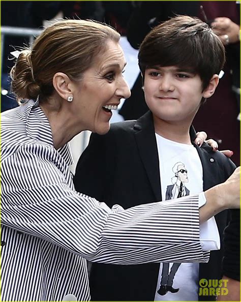 Celine Dion And Her Twins Exit Their Hotel To A Confetti Shower Photo