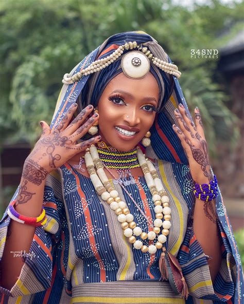 This Fulani Bridal Beauty Look is the right Serve of Culture for Today