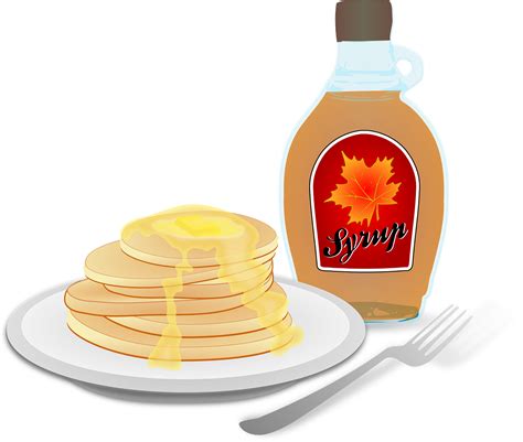 Pancakes Breakfast Food Syrup PNG Picpng