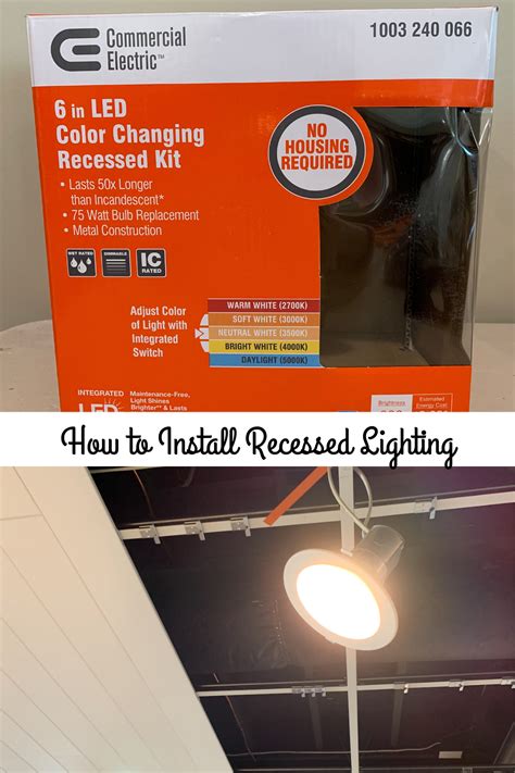How long does it take to install recessed light? How to Install LED Recessed Lighting in 2020 | Led ...