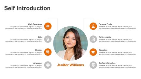 Self Introduction Powerpoint Presentation Template Ppt Templates