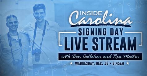 All entertainment financial general kids local movies music news religious specialized sport tele shopping weather webcam zoo cam. Watch Inside Carolina's National Signing Day Live Stream
