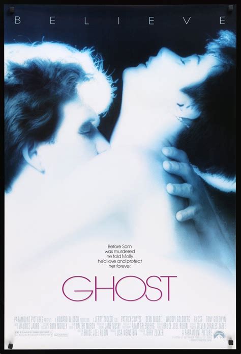 Ghost 1990 Original One Sheet Movie Poster Original Film Art