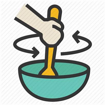Mix Stir Bowl Icon Spatula Cooking Icons