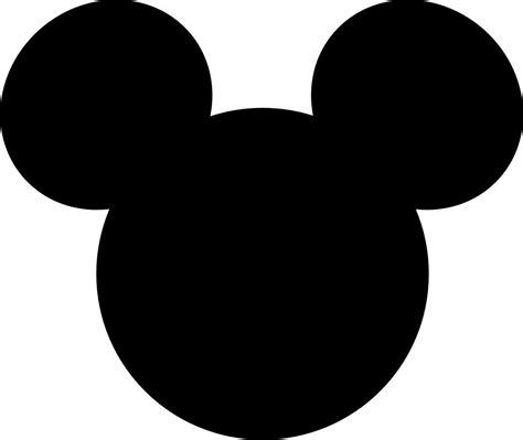 Mickey Mouse Face Outline Template Addictionary
