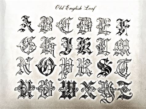 Graffiti Gangster Old English Letters Tattoos Pic Coast