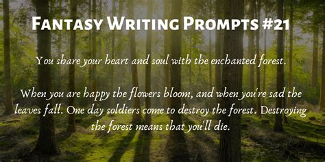 70 Fantasy Writing Prompts Free Printable Imagine Forest