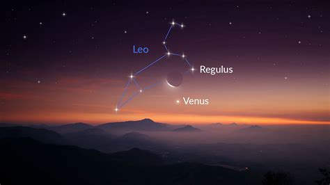 Bright Regulus Chasing The Moon And Venus Star Walk
