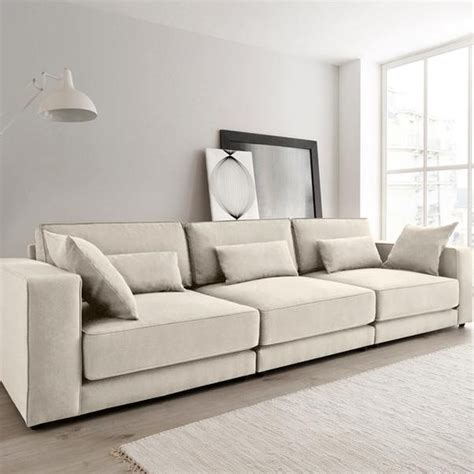 The corner sofa from the domo collection with ottoman. Bigsofas in Beige Preisvergleich | Moebel 24