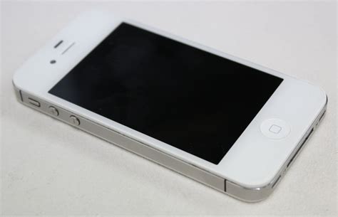 Apple Iphone 4 Mobile A1349 White 8gb Ios Sprint 35 Touch Screen