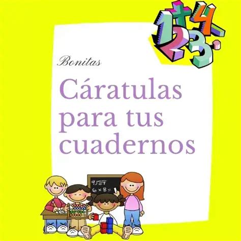 11 Bonitas Carátulas Para Cuadernos De Matemáticas 2023 Udl7
