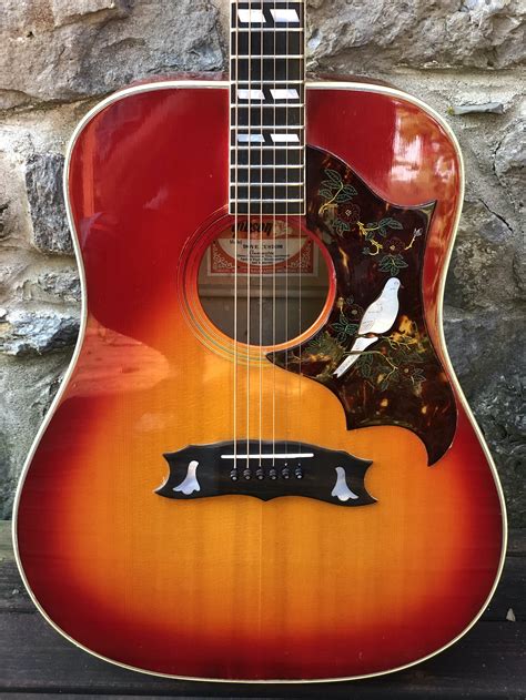 1973 Gibson Dove Cherry Sunburst Guitars Acoustic Dayton Vintage