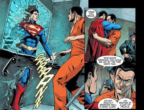 superman and his friends are fighting in the room