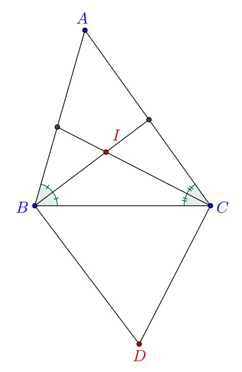 Geometry External Angle Bisectors Of A Triangle Mathematics Stack