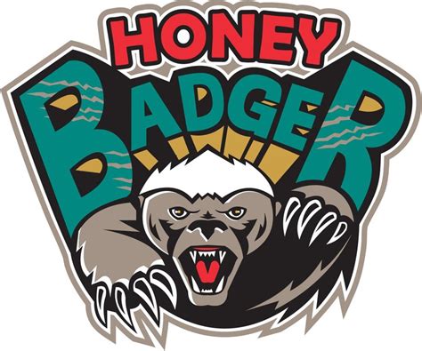Premium Vector Honey Badger Mascot Front