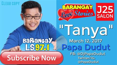 Barangay Love Stories March 12 2017 Tanya Youtube