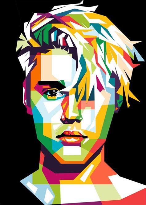 Justin Bieber Poster By Achmad Nuur Fadhillah Displate Pop Art