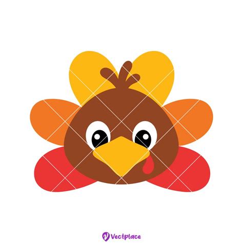 Baby Turkey Svg Thanksgiving Svg Cut File Cricut Png Vector