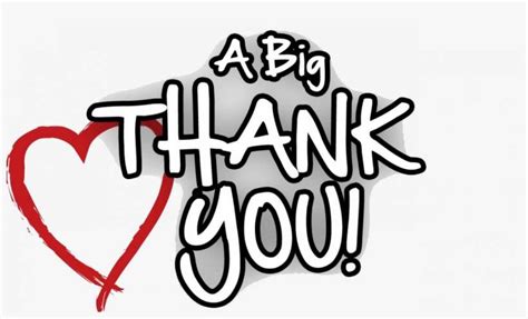 Download Thank You Big Thanks To Everyone Transparent Png Download