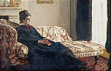 Claude Monet Méditation Madame Monet Au Canapé 1871 Pierre Auguste Renoir Edouard Manet