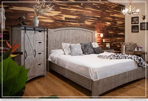 Ifd Pueblo Gray Bedroom Collection