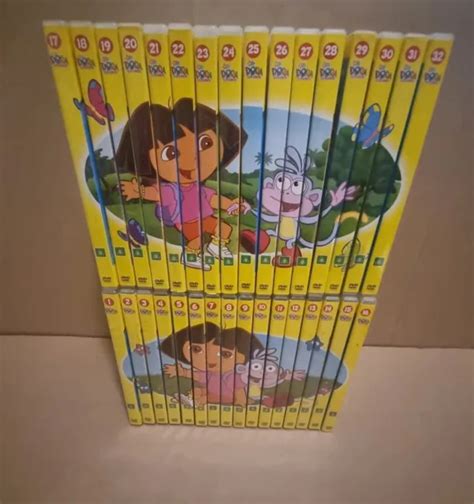 Dora The Explorer Dvd Collection Complete Set Volumes 1 32 Region 2 4 Pal Vgc 14435 Picclick