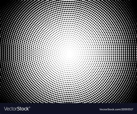 Radial Halftone Pattern Gradient Background Vector Image
