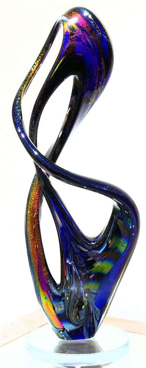 Dichroic Glass Art Sculpture From Kelasa Glass Gallery On Kauaii