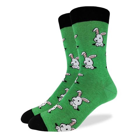 Men S Bunny Rabbit Socks Good Luck Sock