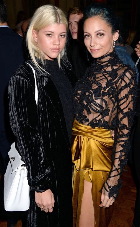 nicole and sofia richie from famous celebrity sisters e news