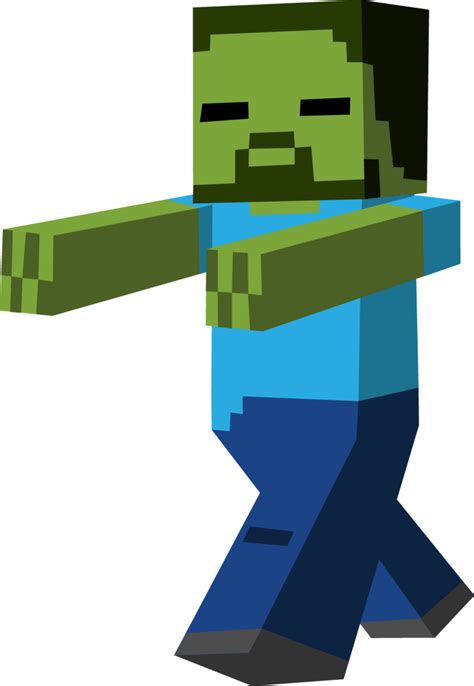 Zombie Clipart Minecraft Zombie Minecraft Transparent Free For