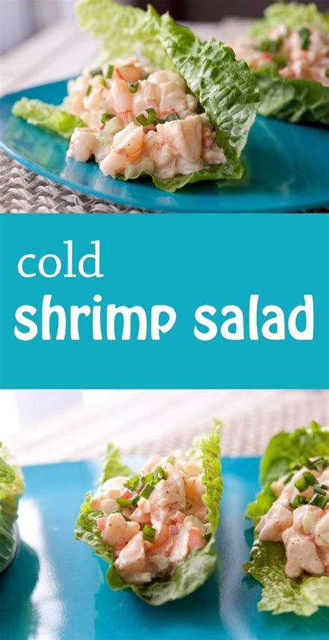 If using frozen shrimp, first thaw shrimp by placing shrimp in a strainer and running under cold water. Cold Shrimp Salad Recipe | Cold shrimp salad recipes ...