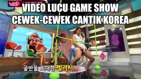 Video Lucu Game Show Cewek Cewek Cantik Korea Youtube