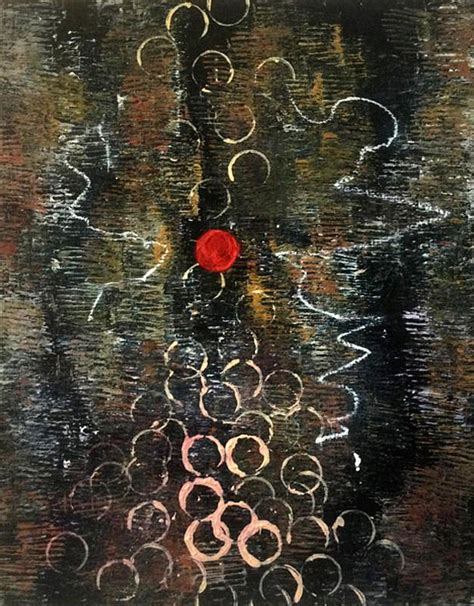 Red Dot Painting By Douglas White