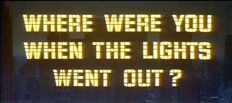 Where Were You When The Lights Went Out 1968 Cars