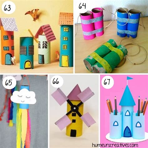 Diy toilet paper roll kids crafts. 80 bricolages pour enfants à faire avec des rouleaux de ...